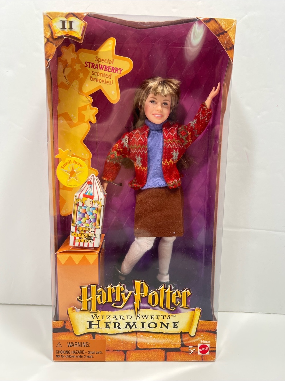 VTG Harry Potter and the Sorcerer’s Stone Wizard Sweets Hermione 8” Doll Mattel